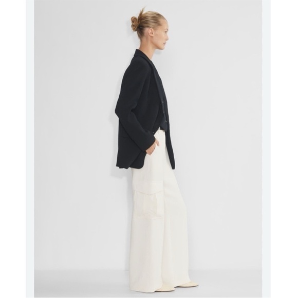 NWT Aritzia Wilfred Off-White Bridger Cargo Pant - Picture 3 of 11